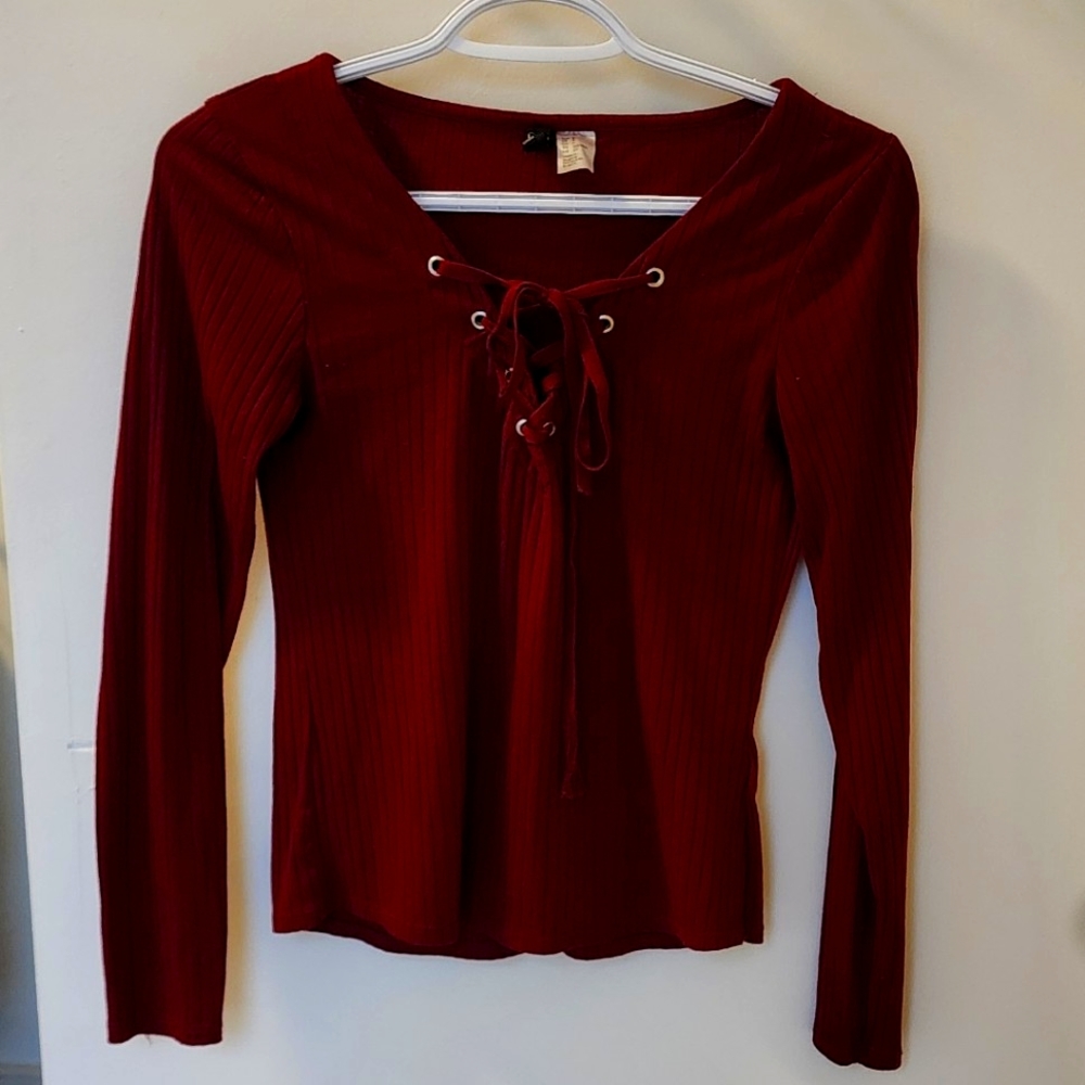 Red Long Sleeve Red